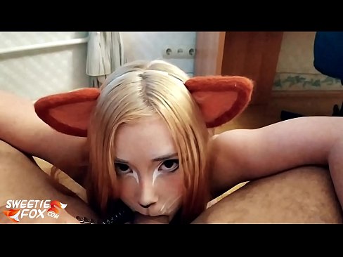 ❤️ キツネがチンポを飲み込み、口の中にザーメンを出す ❤  at us ja.trysex.ru ❌️